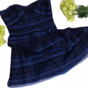 BCBGMaxAzria Sweetheart Stripe Strapless Sz 2